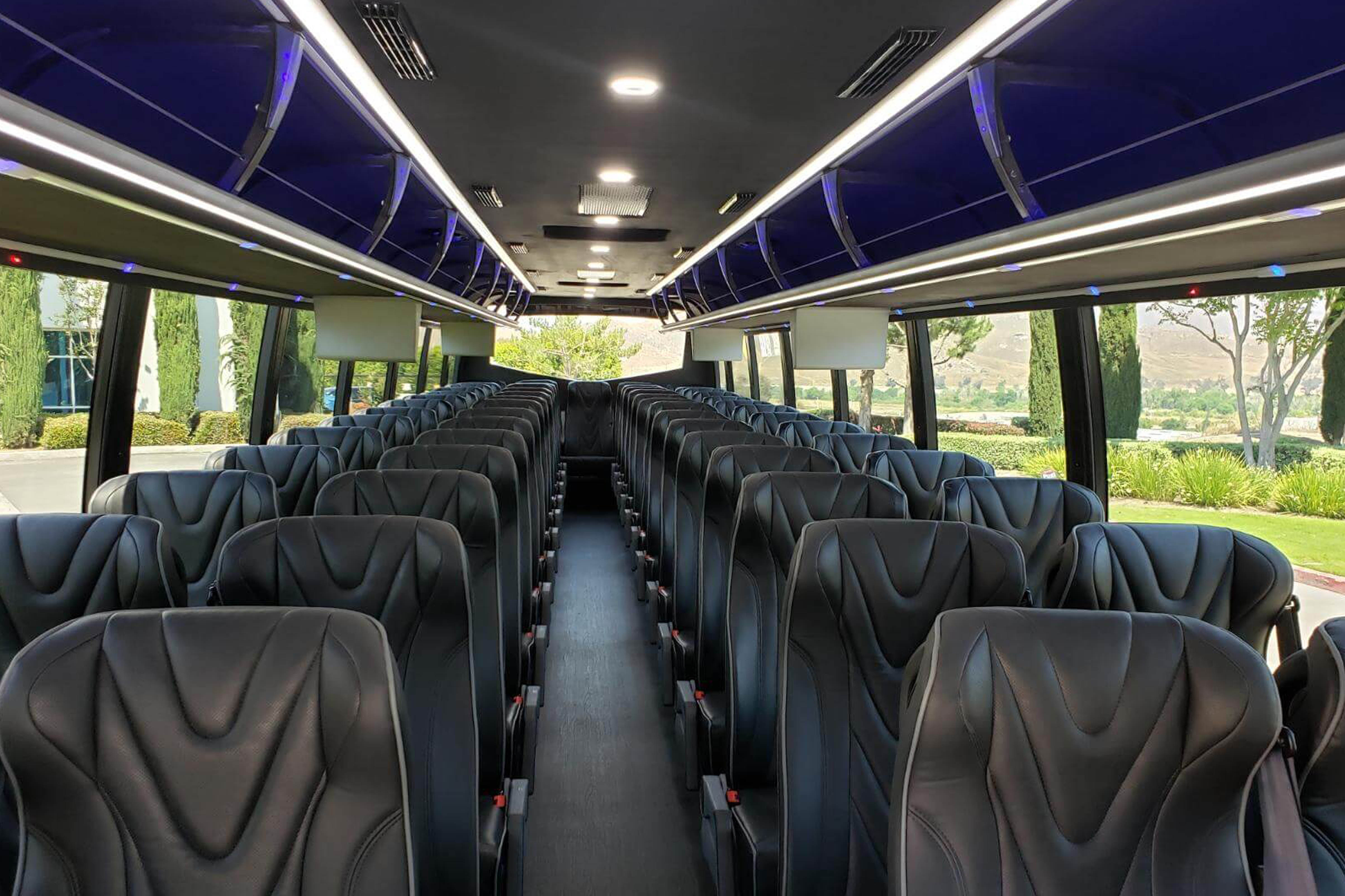 denver charter bus rental with free wifi